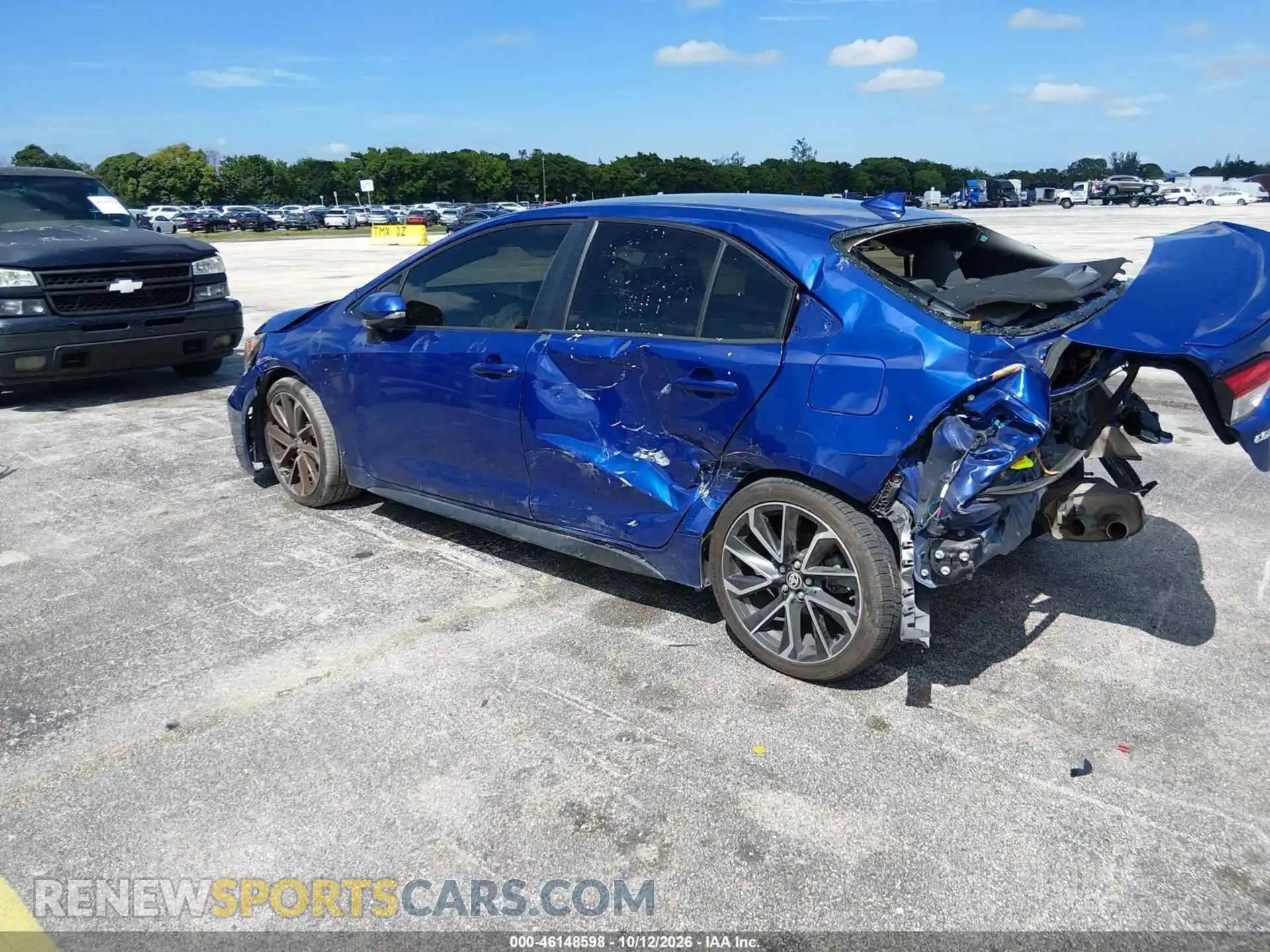 3 Photograph of a damaged car JTDS4MCE1MJ066925 TOYOTA COROLLA 2021