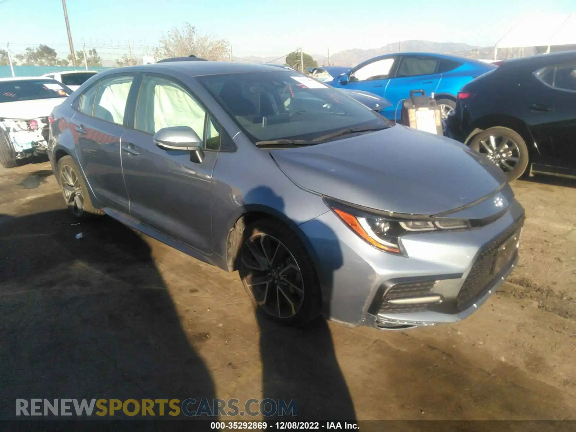 1 Photograph of a damaged car JTDS4MCE1MJ074720 TOYOTA COROLLA 2021