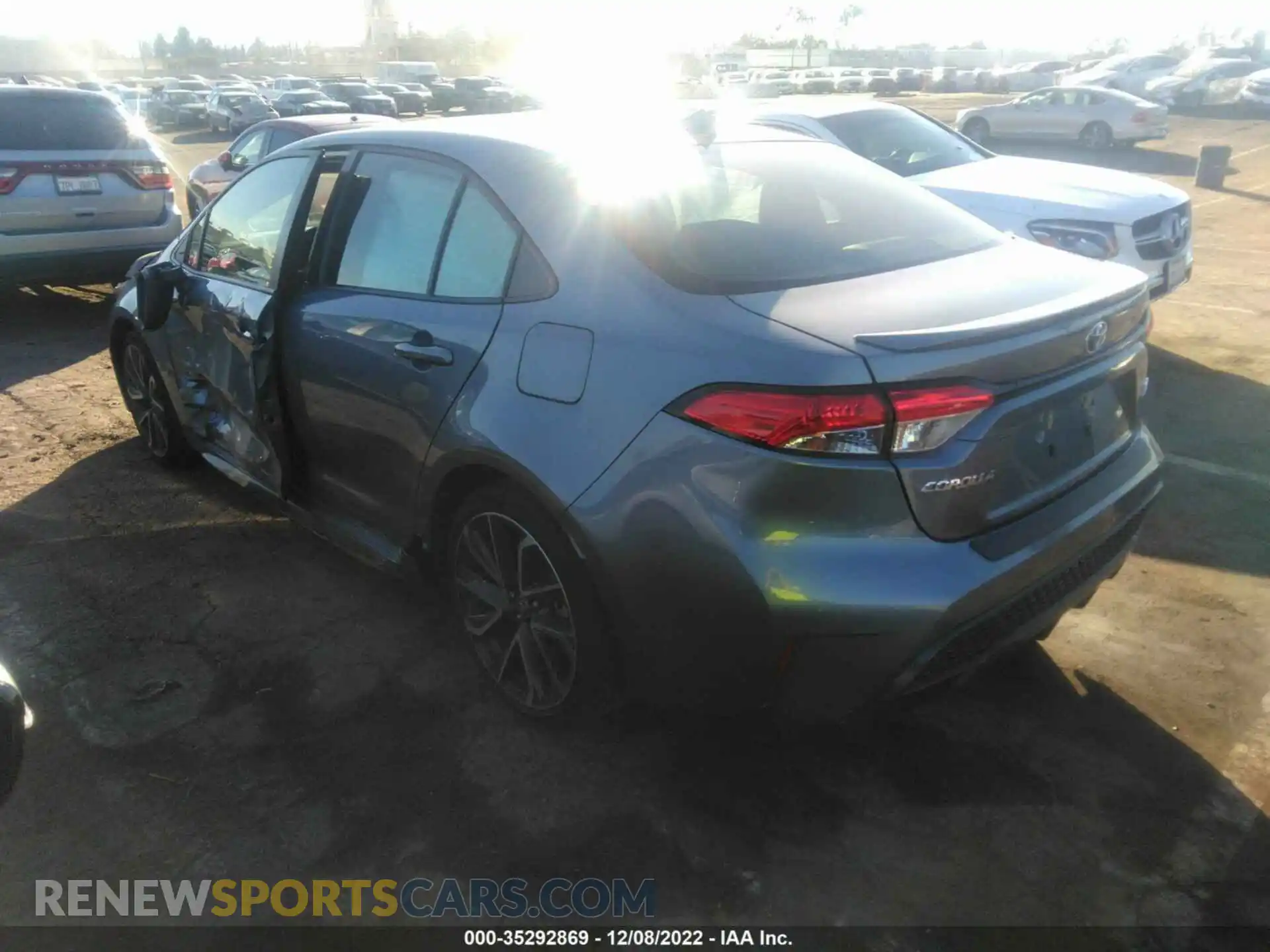 3 Photograph of a damaged car JTDS4MCE1MJ074720 TOYOTA COROLLA 2021