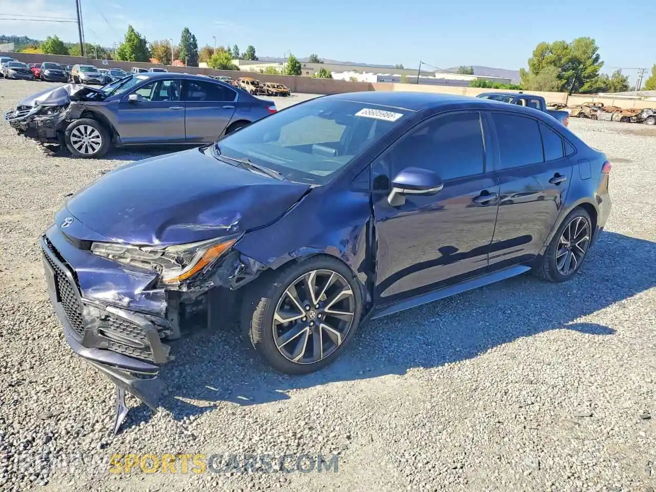 1 fotografías del automóvil dañado JTDS4MCE1MJ075026 TOYOTA COROLLA 2021