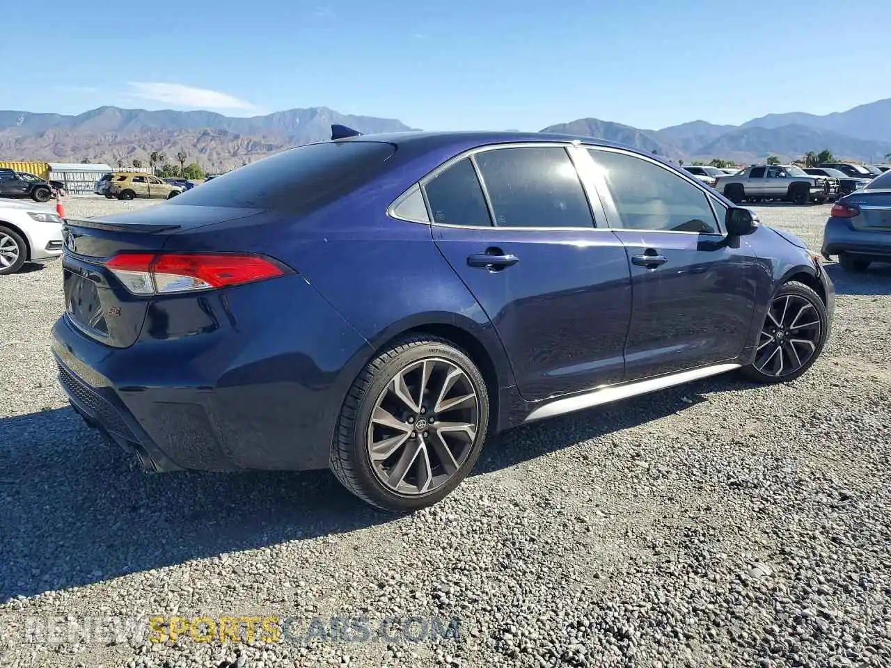 3 fotografías del automóvil dañado JTDS4MCE1MJ075026 TOYOTA COROLLA 2021