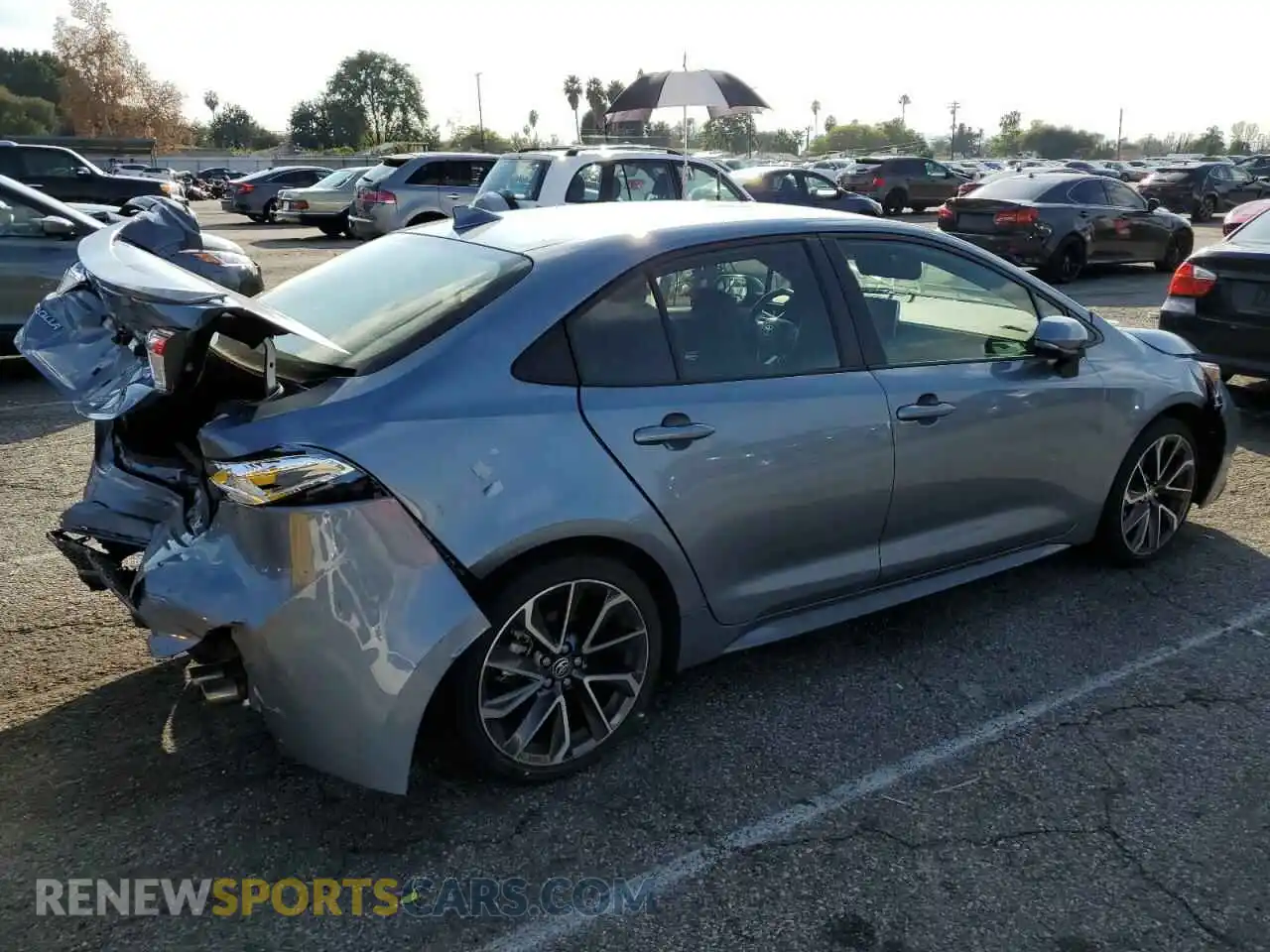 3 Photograph of a damaged car JTDS4MCE1MJ076127 TOYOTA COROLLA 2021