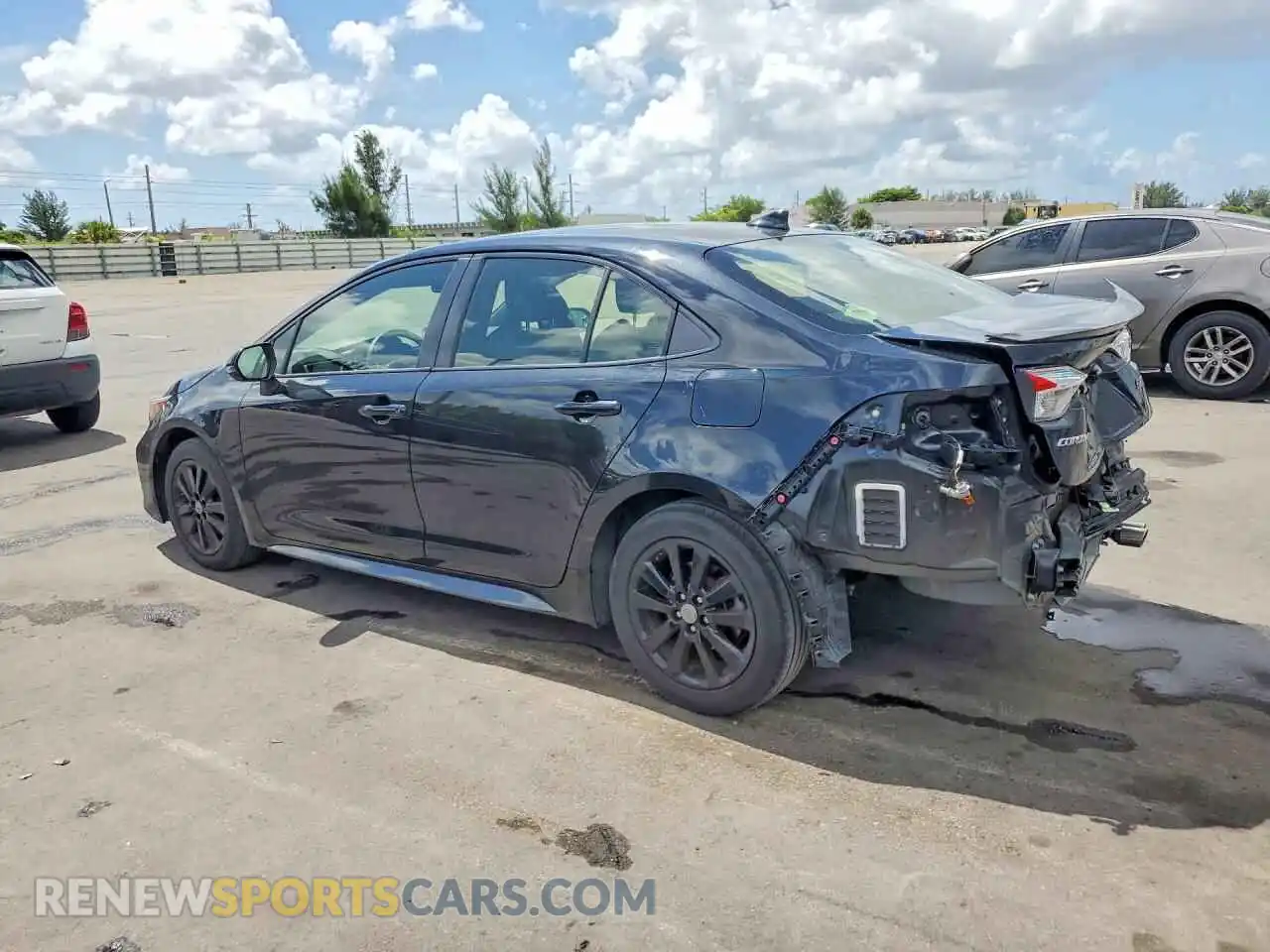 2 Photograph of a damaged car JTDS4MCE1MJ076614 TOYOTA COROLLA 2021