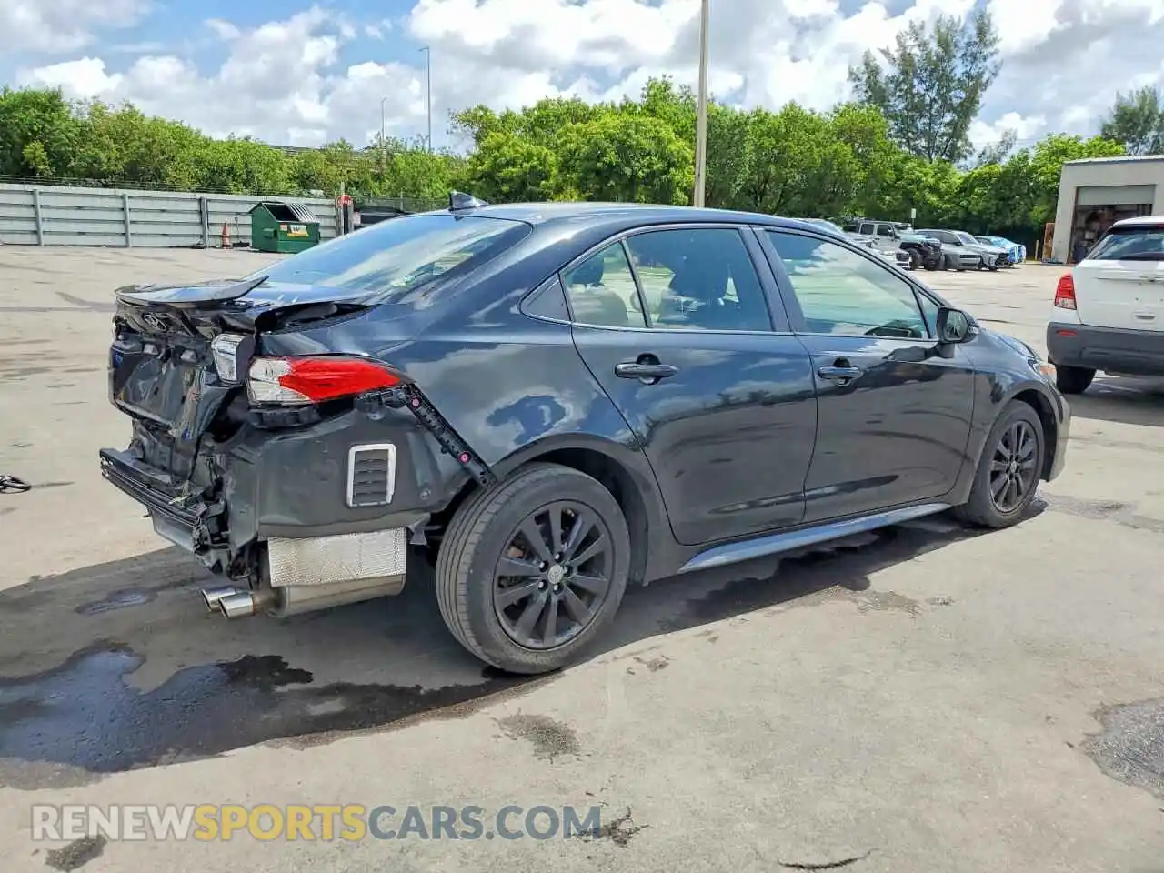 3 Photograph of a damaged car JTDS4MCE1MJ076614 TOYOTA COROLLA 2021