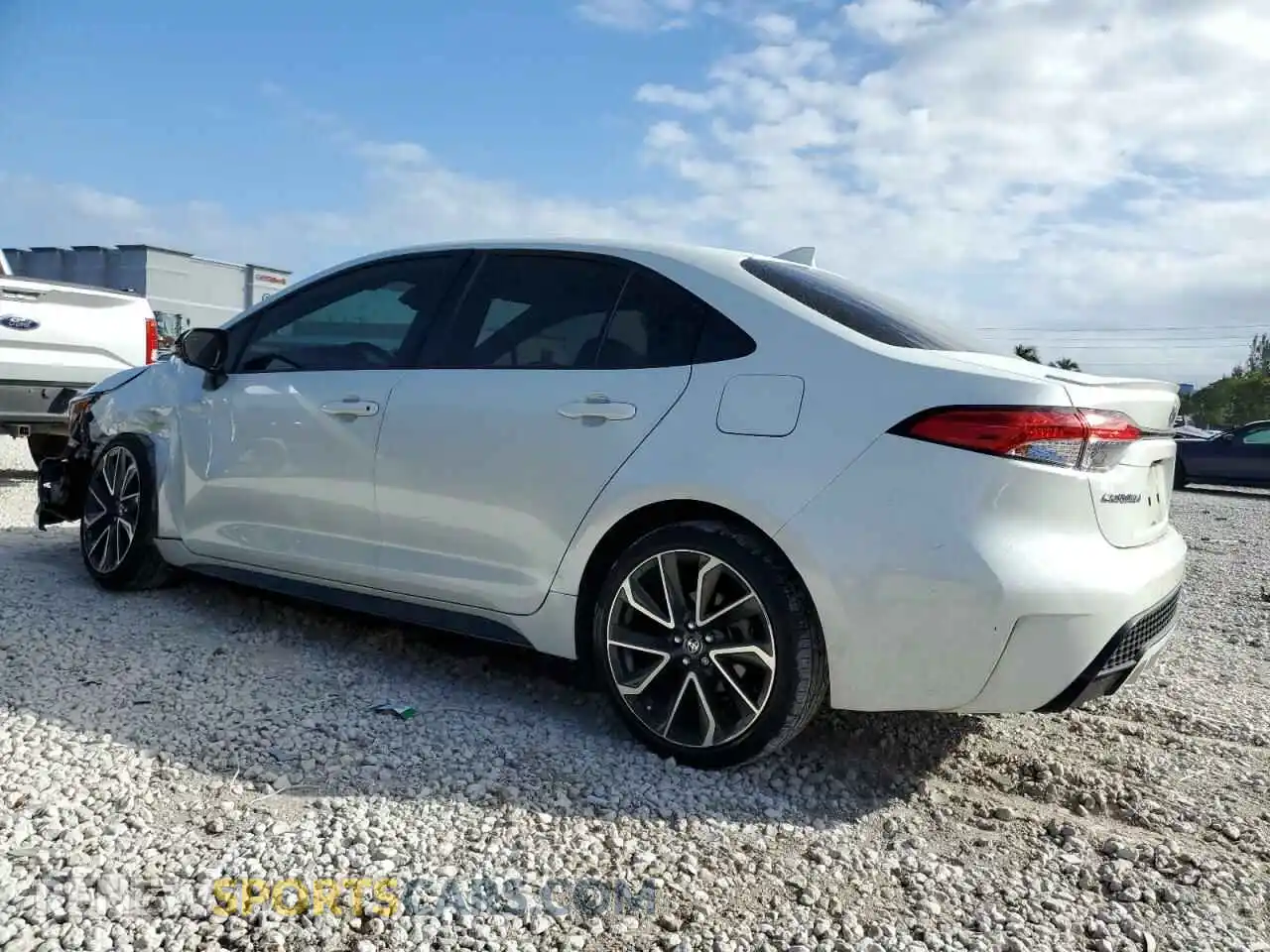2 Photograph of a damaged car JTDS4MCE1MJ079254 TOYOTA COROLLA 2021