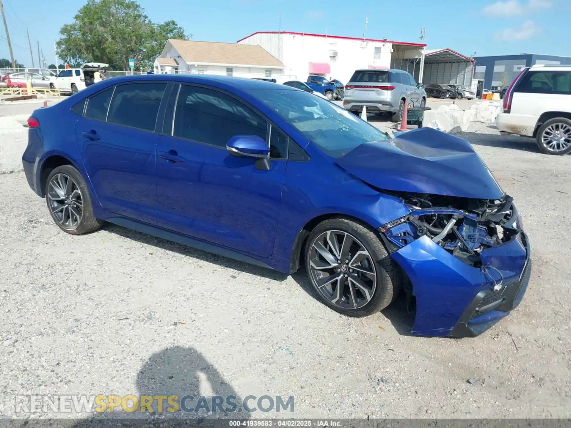 1 Photograph of a damaged car JTDS4MCE2MJ058591 TOYOTA COROLLA 2021