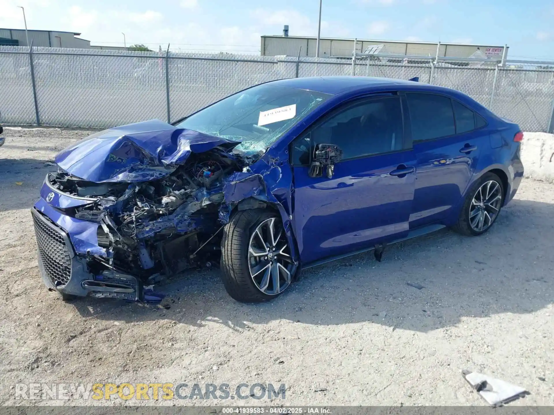 2 Photograph of a damaged car JTDS4MCE2MJ058591 TOYOTA COROLLA 2021