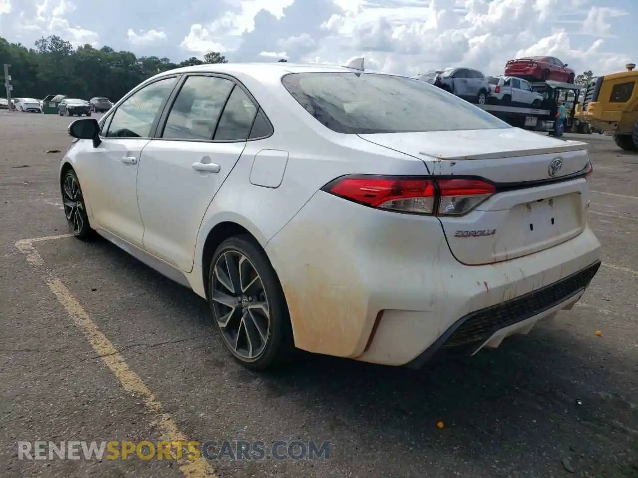 3 Photograph of a damaged car JTDS4MCE2MJ058686 TOYOTA COROLLA 2021