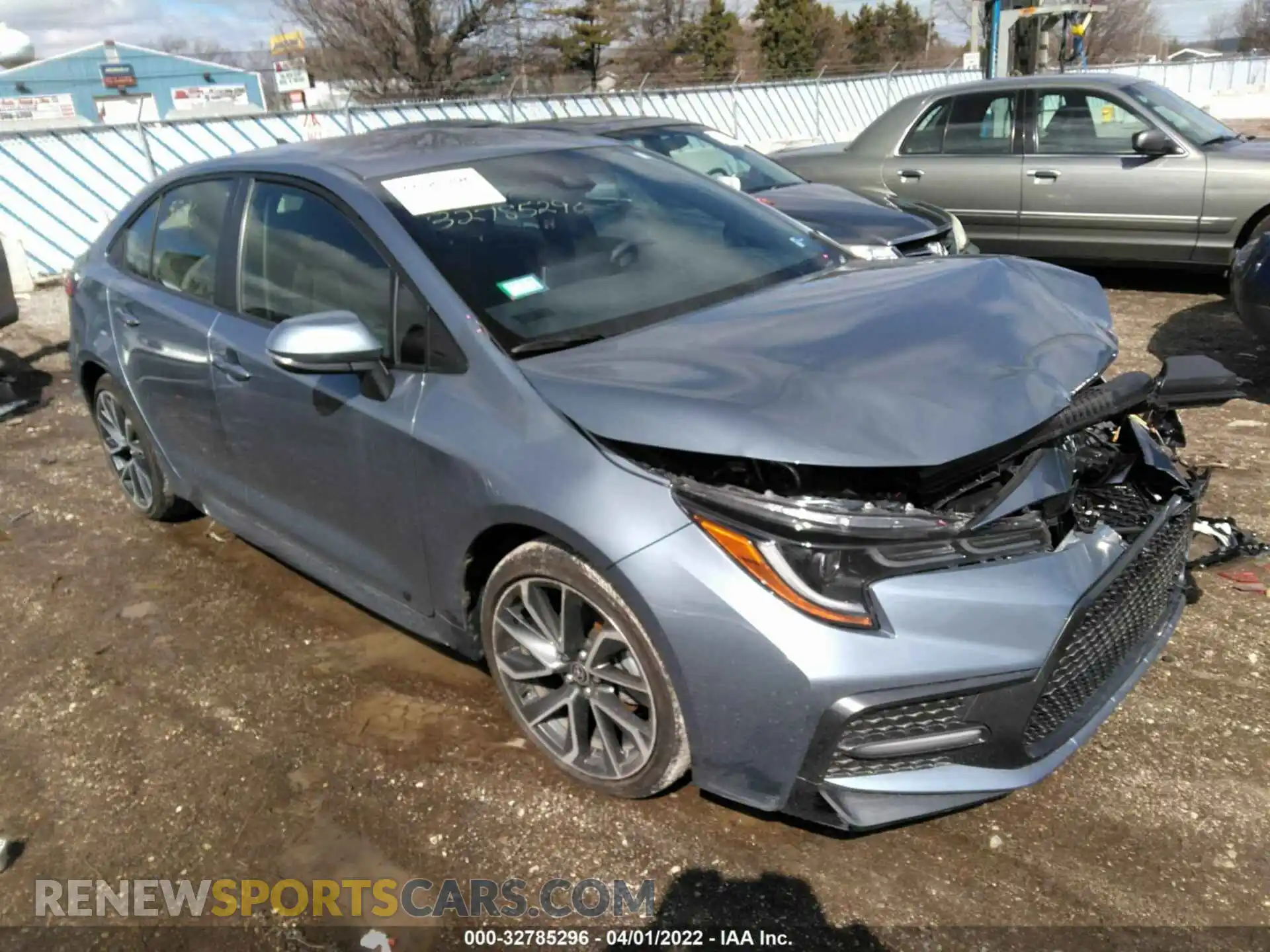 1 Photograph of a damaged car JTDS4MCE2MJ061958 TOYOTA COROLLA 2021