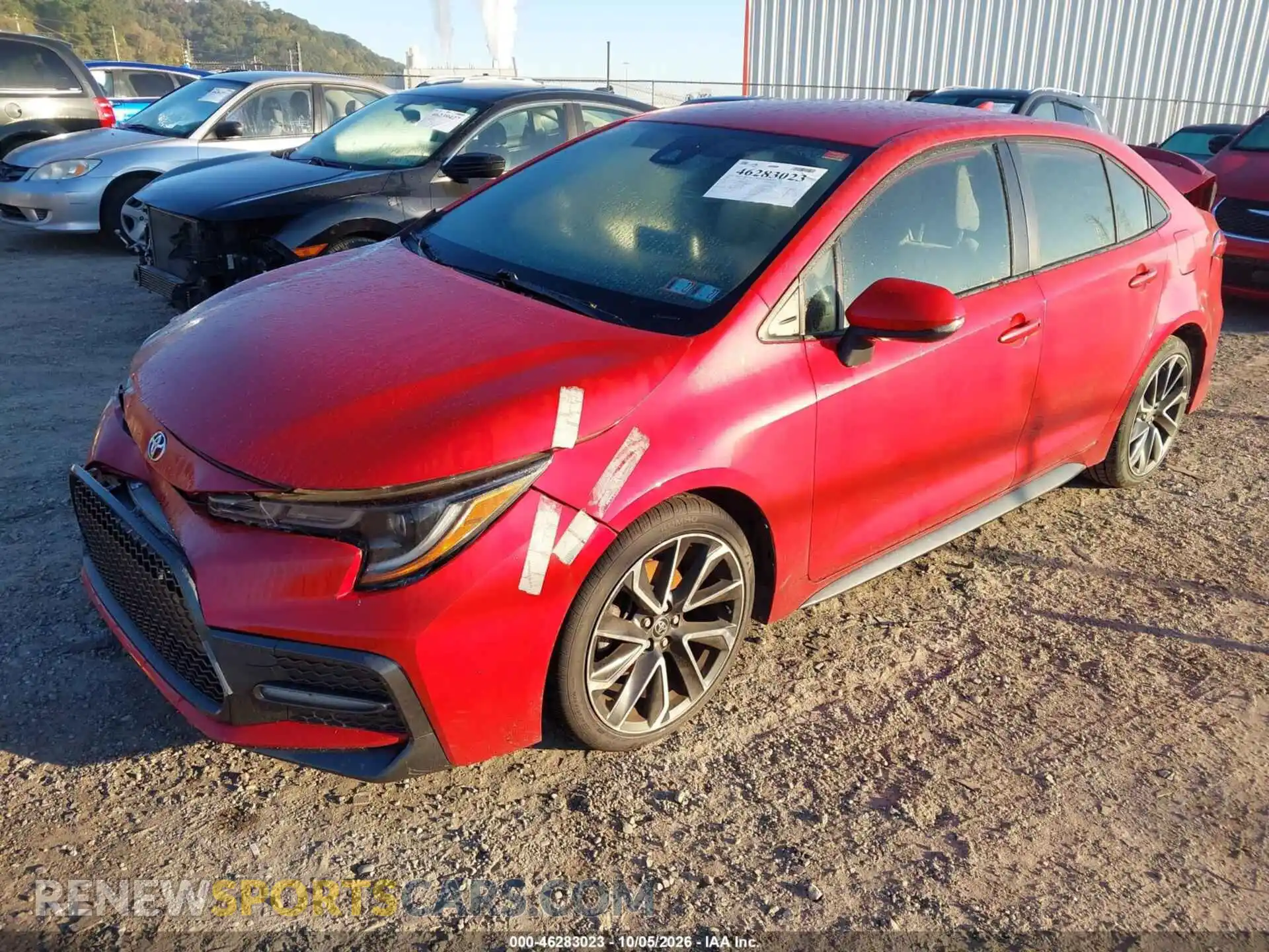 2 fotografías del automóvil dañado JTDS4MCE2MJ069770 TOYOTA COROLLA 2021