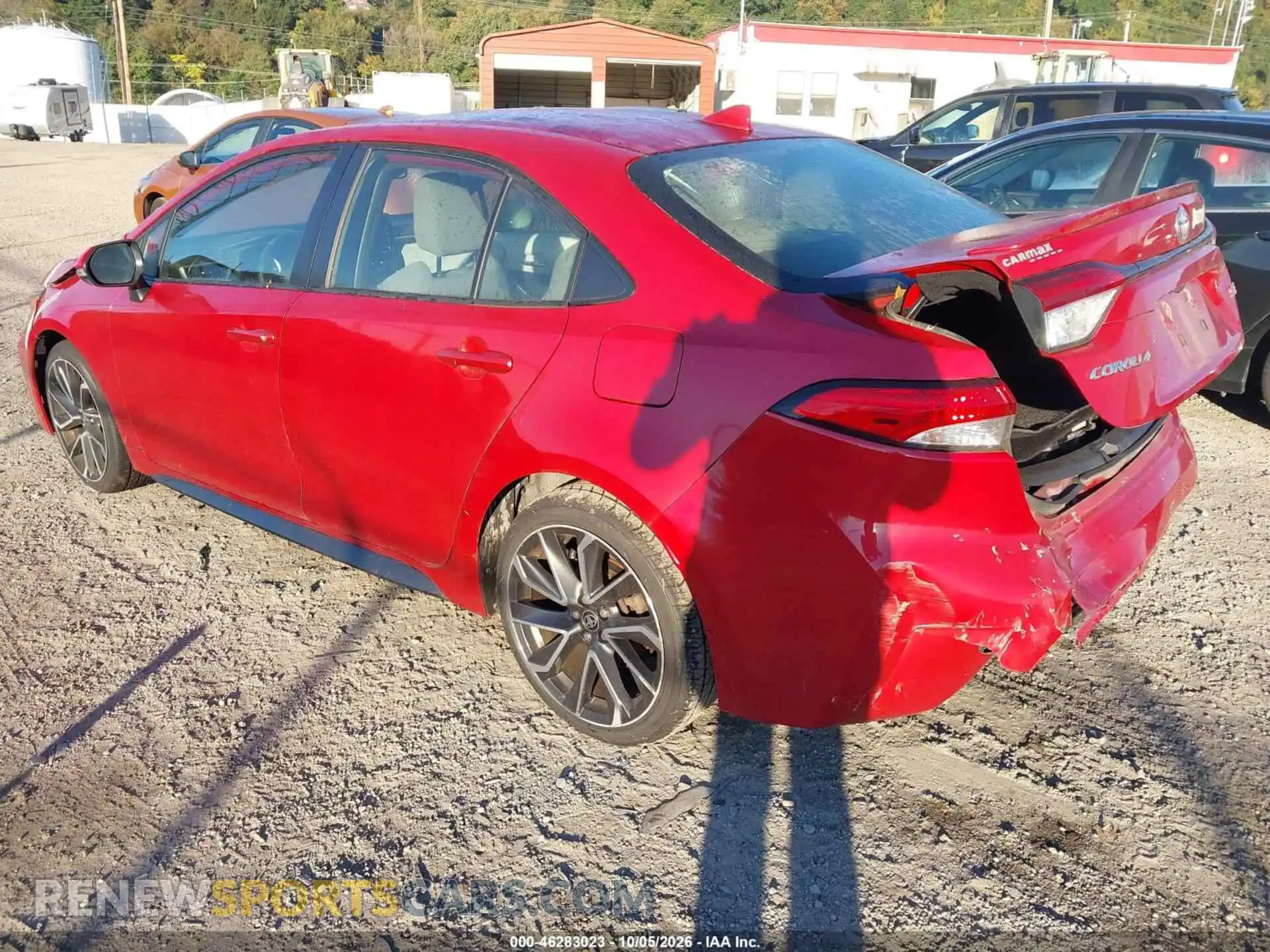 3 fotografías del automóvil dañado JTDS4MCE2MJ069770 TOYOTA COROLLA 2021