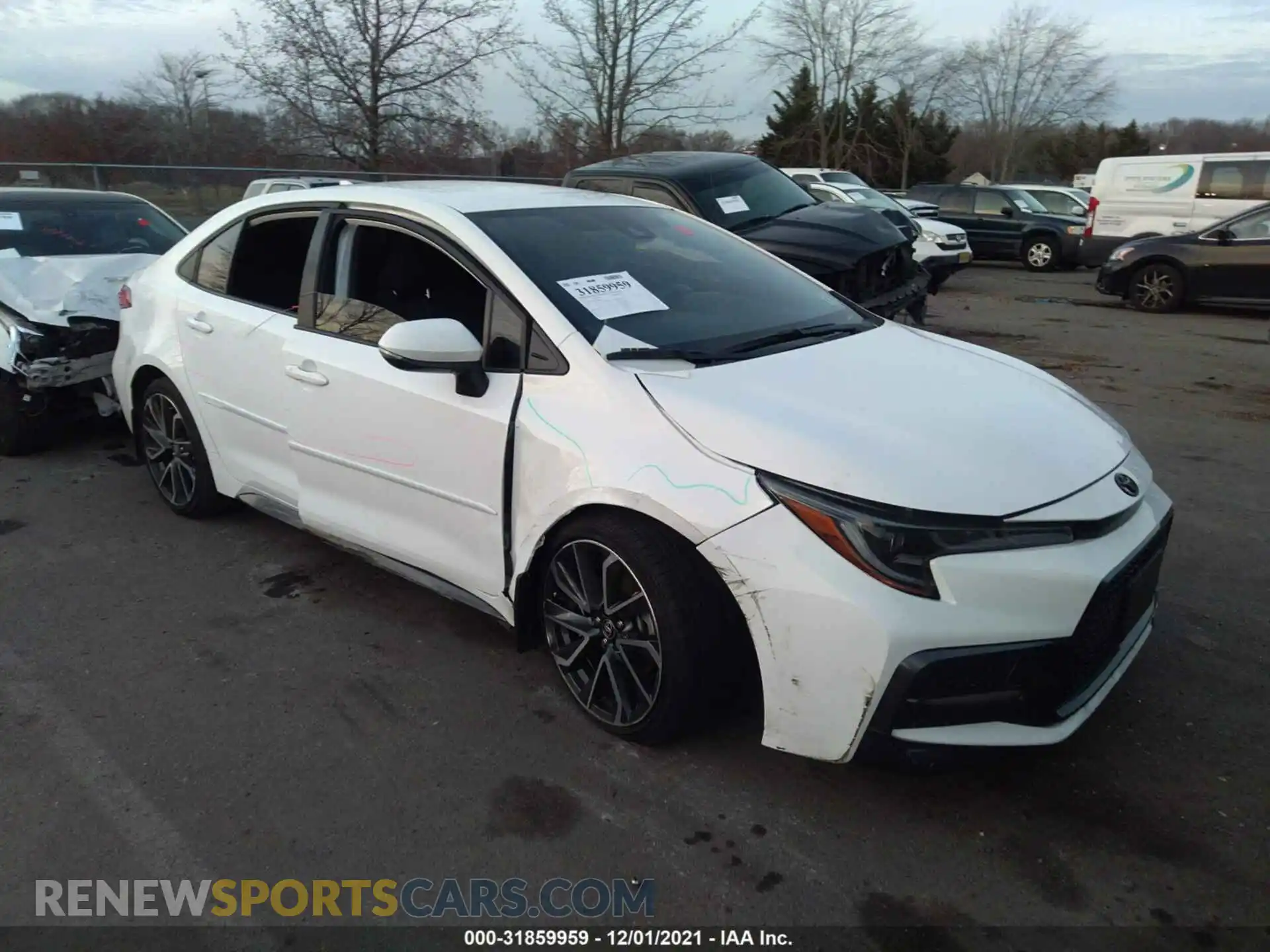 1 fotografías del automóvil dañado JTDS4MCE2MJ074158 TOYOTA COROLLA 2021