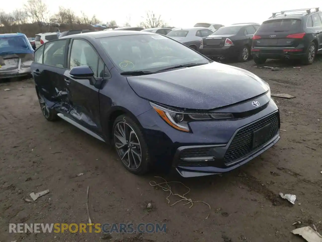 1 Photograph of a damaged car JTDS4MCE2MJ074662 TOYOTA COROLLA 2021