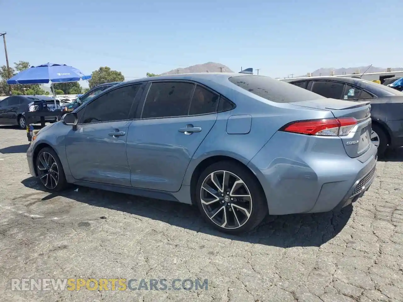 2 Photograph of a damaged car JTDS4MCE2MJ074953 TOYOTA COROLLA 2021