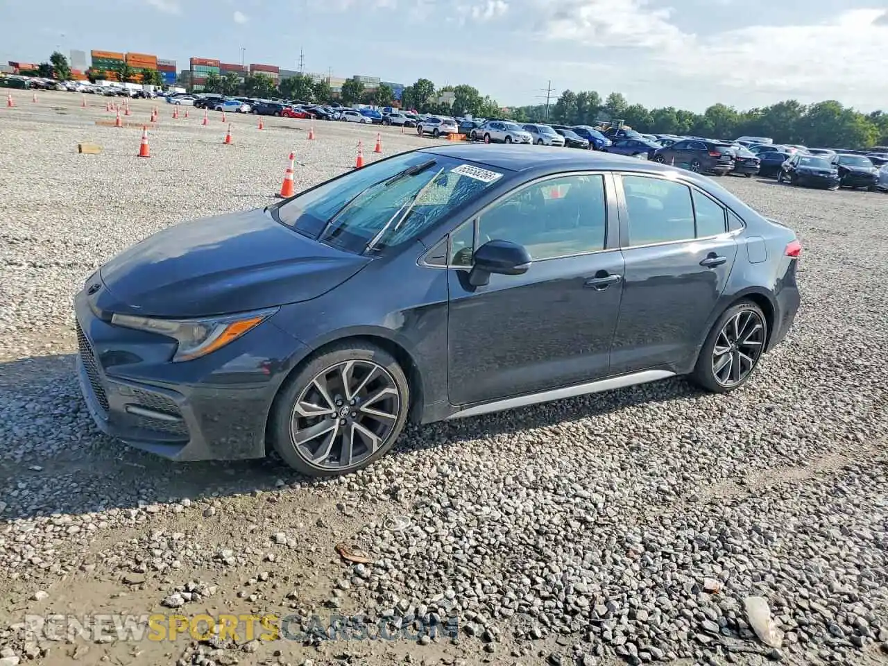 1 Photograph of a damaged car JTDS4MCE2MJ076895 TOYOTA COROLLA 2021