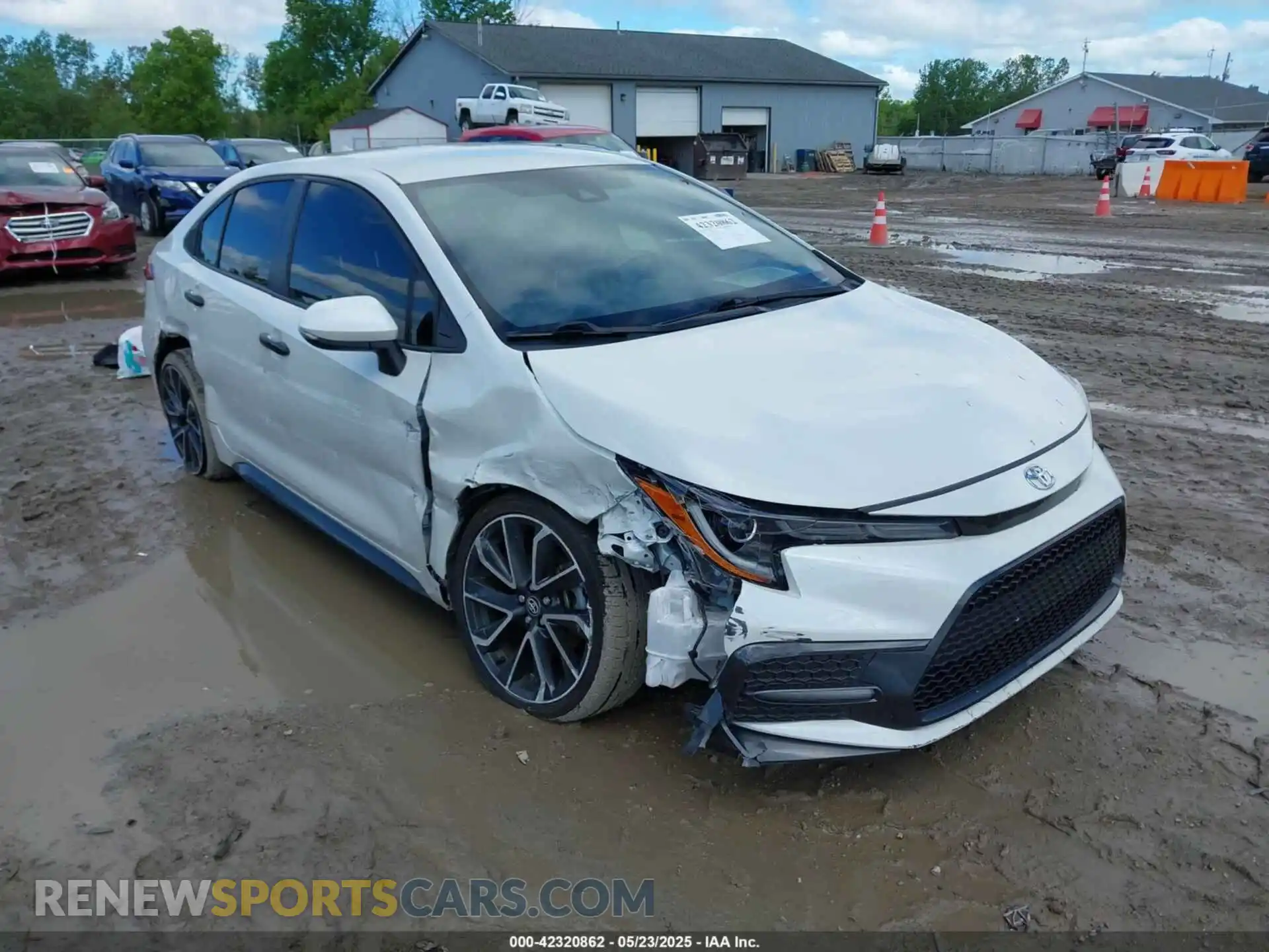 1 Photograph of a damaged car JTDS4MCE2MJ079229 TOYOTA COROLLA 2021