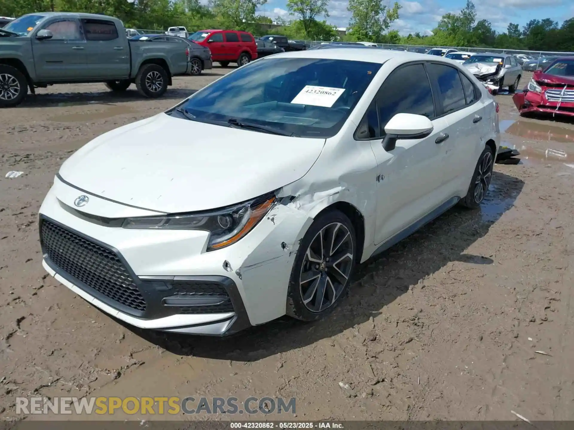 2 Photograph of a damaged car JTDS4MCE2MJ079229 TOYOTA COROLLA 2021