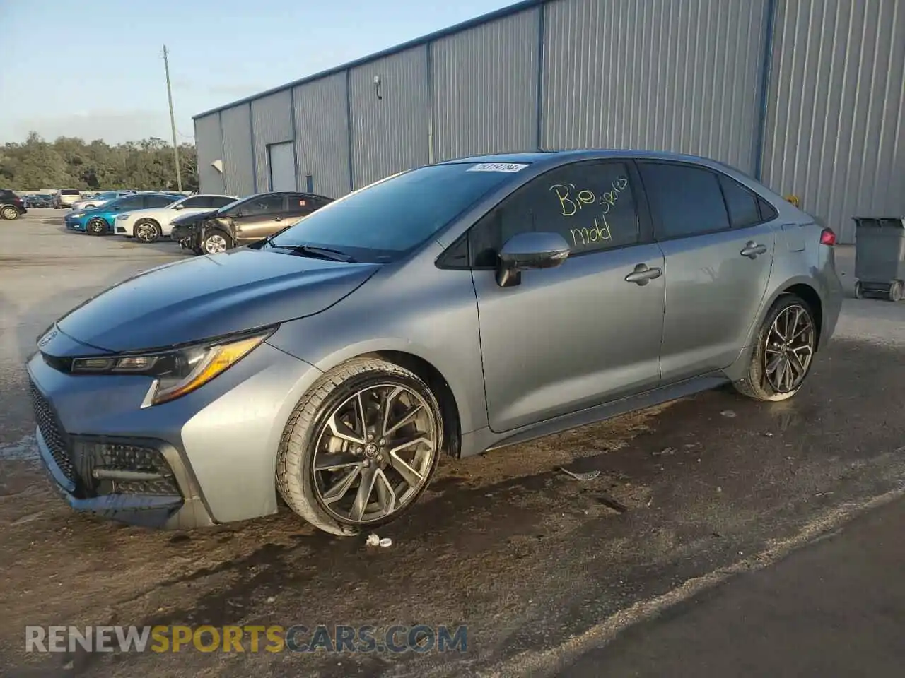 1 Photograph of a damaged car JTDS4MCE3MJ054050 TOYOTA COROLLA 2021