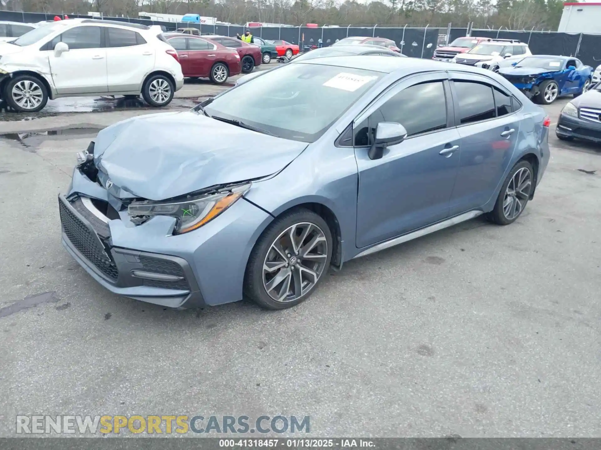 2 Photograph of a damaged car JTDS4MCE3MJ056929 TOYOTA COROLLA 2021