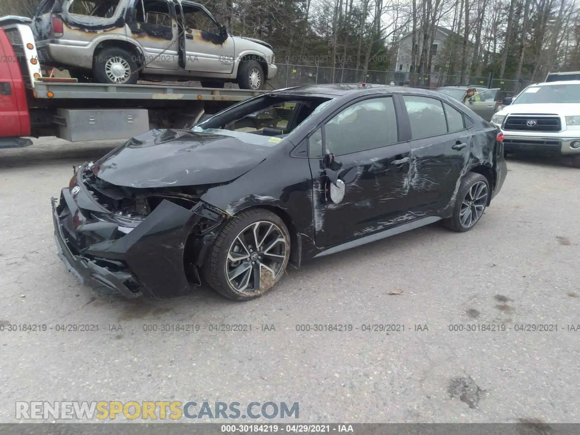 2 Photograph of a damaged car JTDS4MCE3MJ059233 TOYOTA COROLLA 2021