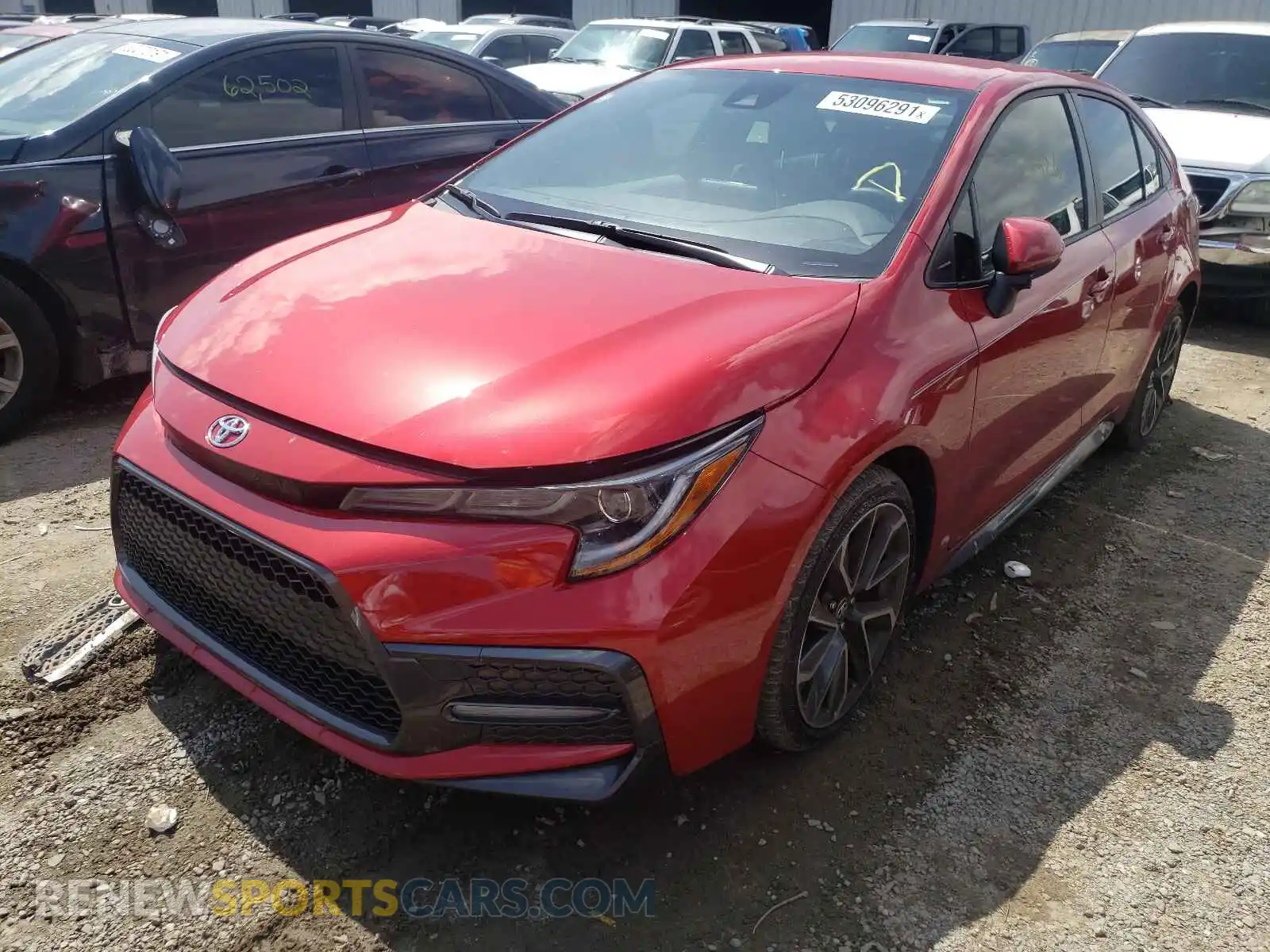 2 Photograph of a damaged car JTDS4MCE3MJ059880 TOYOTA COROLLA 2021