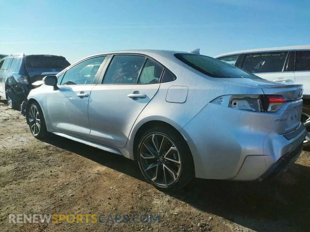 2 Photograph of a damaged car JTDS4MCE3MJ060026 TOYOTA COROLLA 2021