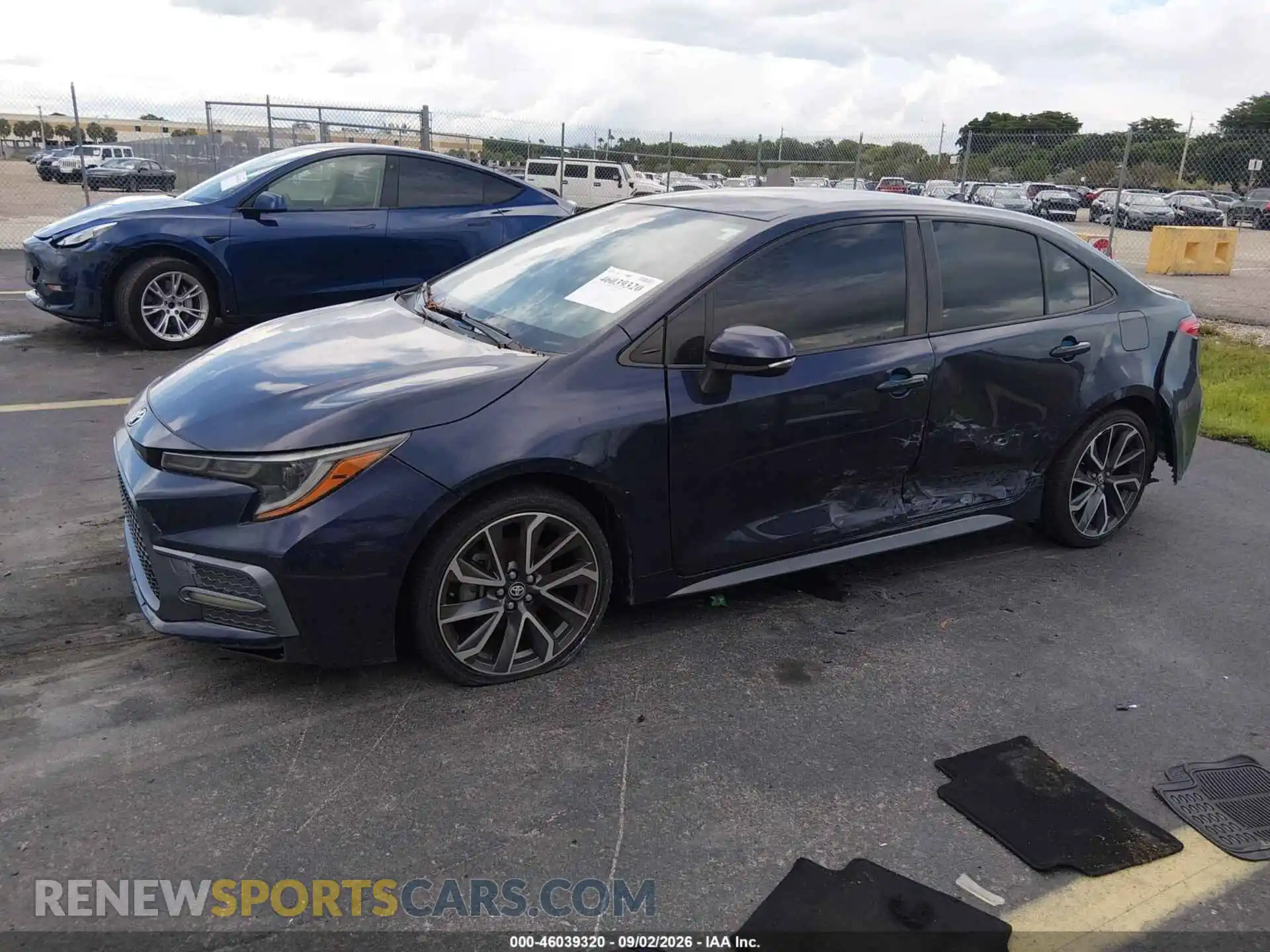 2 Photograph of a damaged car JTDS4MCE3MJ063931 TOYOTA COROLLA 2021