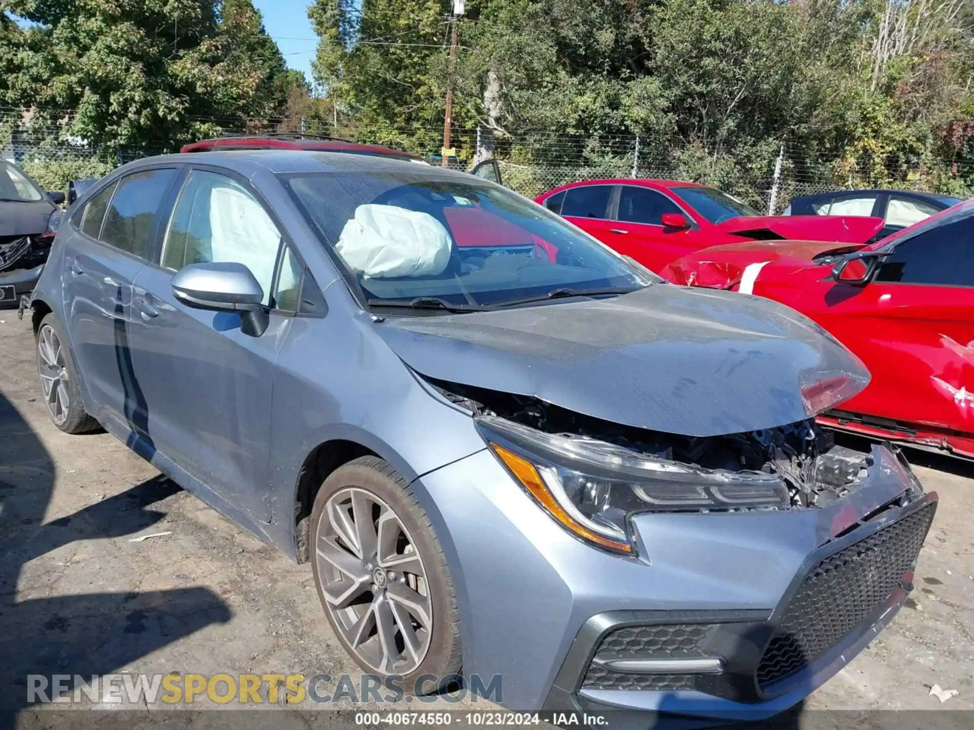 1 Photograph of a damaged car JTDS4MCE3MJ068515 TOYOTA COROLLA 2021