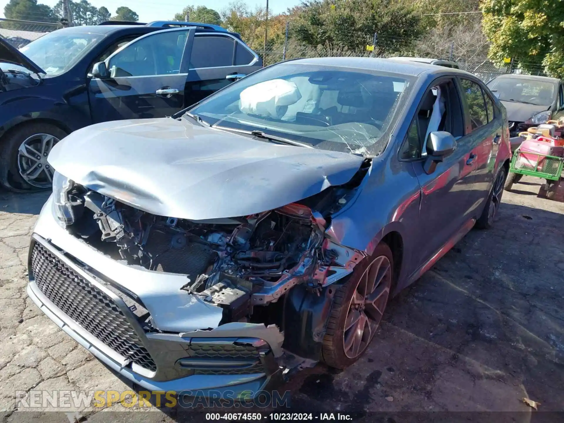 2 Photograph of a damaged car JTDS4MCE3MJ068515 TOYOTA COROLLA 2021