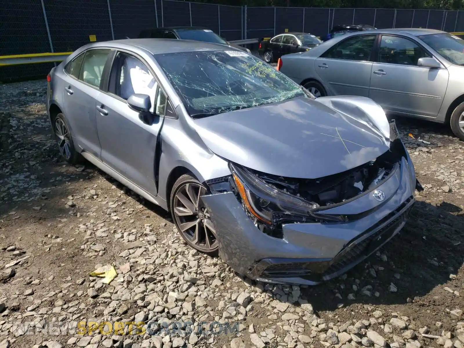 1 Photograph of a damaged car JTDS4MCE3MJ077036 TOYOTA COROLLA 2021