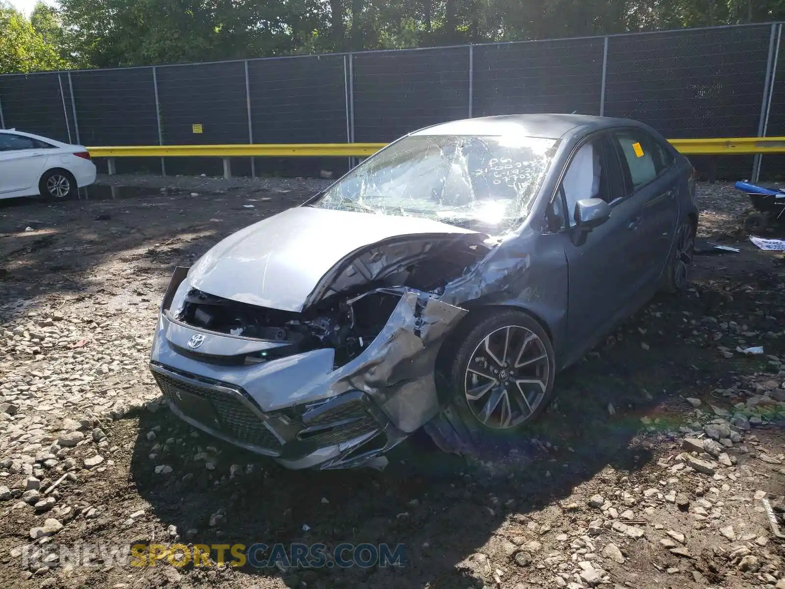 2 Photograph of a damaged car JTDS4MCE3MJ077036 TOYOTA COROLLA 2021