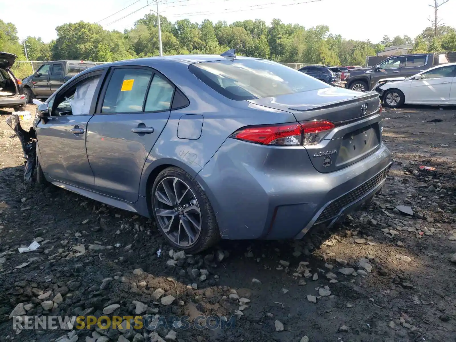 3 Photograph of a damaged car JTDS4MCE3MJ077036 TOYOTA COROLLA 2021