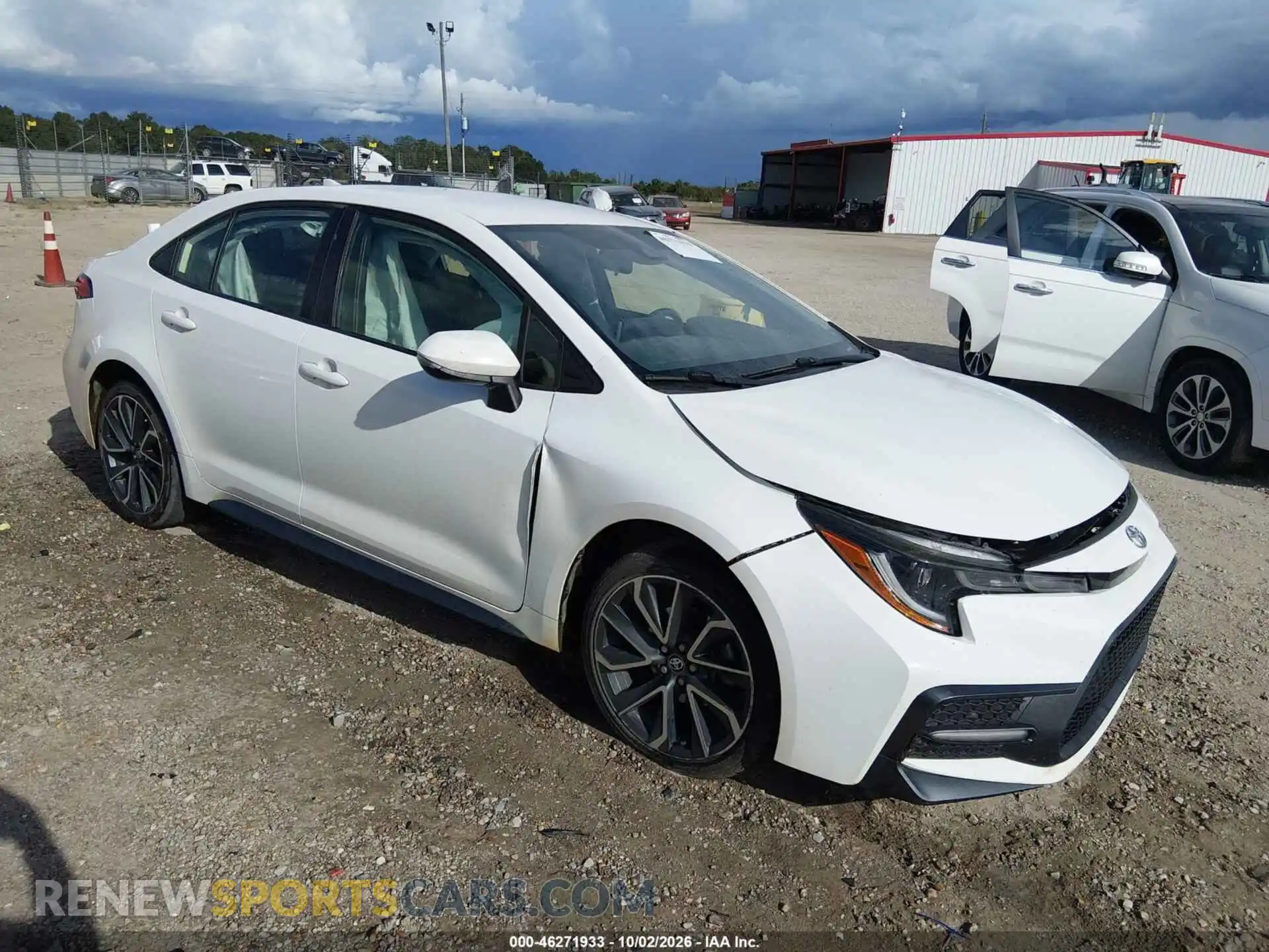 1 Photograph of a damaged car JTDS4MCE3MJ079658 TOYOTA COROLLA 2021