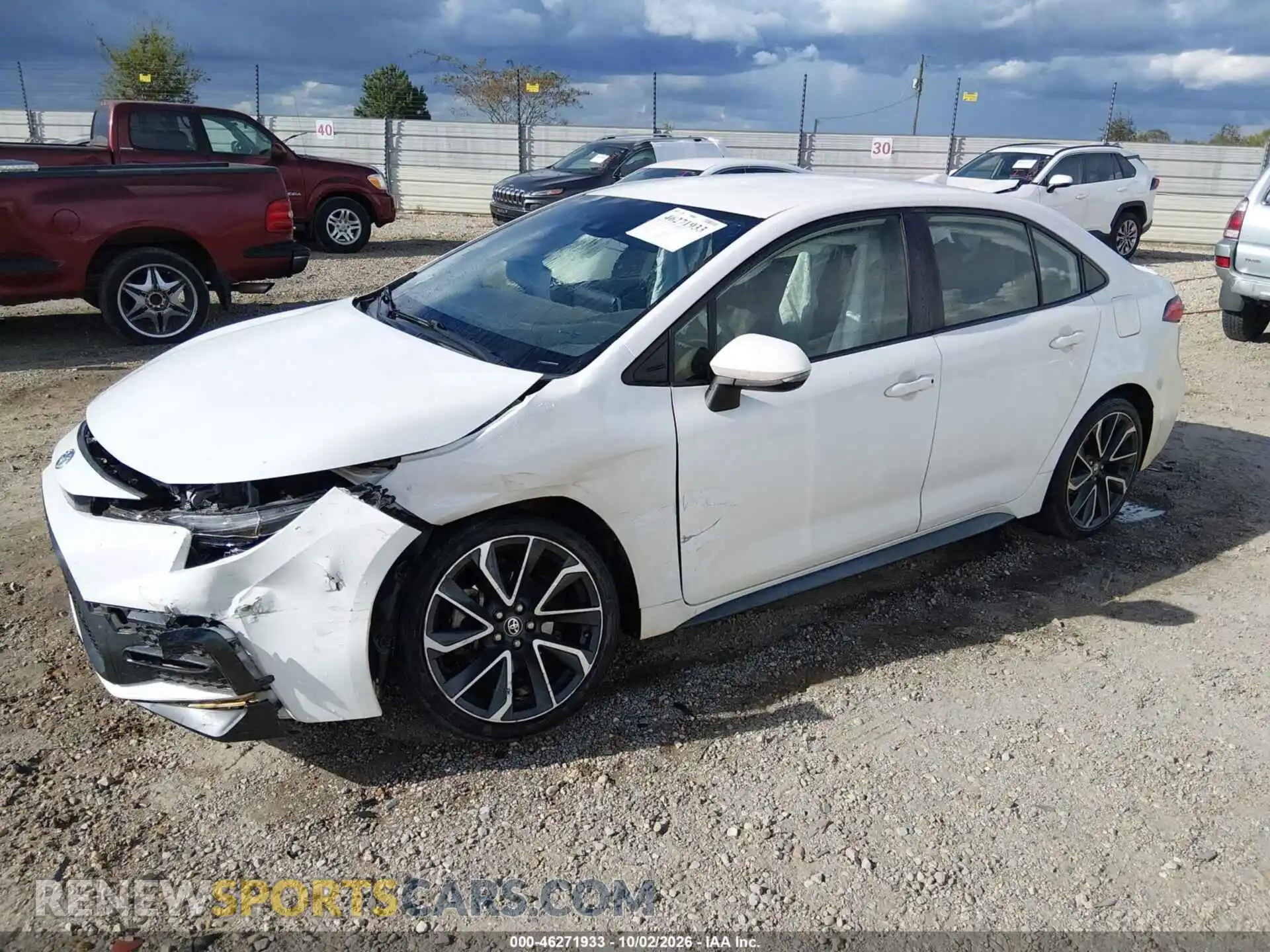2 Photograph of a damaged car JTDS4MCE3MJ079658 TOYOTA COROLLA 2021