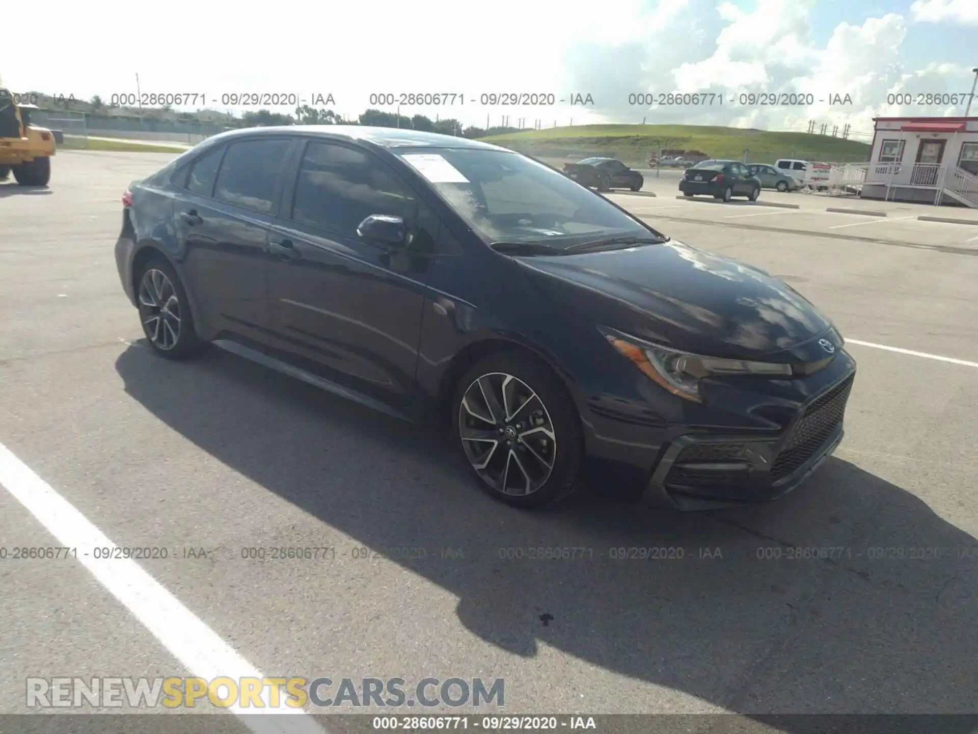 1 Photograph of a damaged car JTDS4MCE4MJ055420 TOYOTA COROLLA 2021