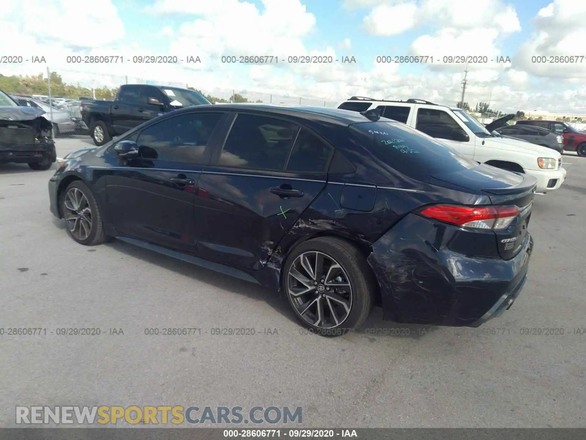 3 Photograph of a damaged car JTDS4MCE4MJ055420 TOYOTA COROLLA 2021