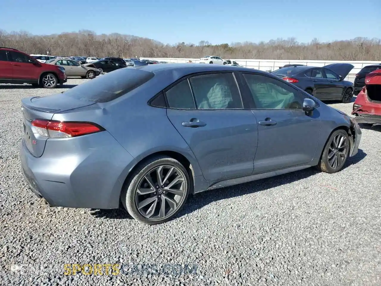 3 fotografías del automóvil dañado JTDS4MCE4MJ057622 TOYOTA COROLLA 2021