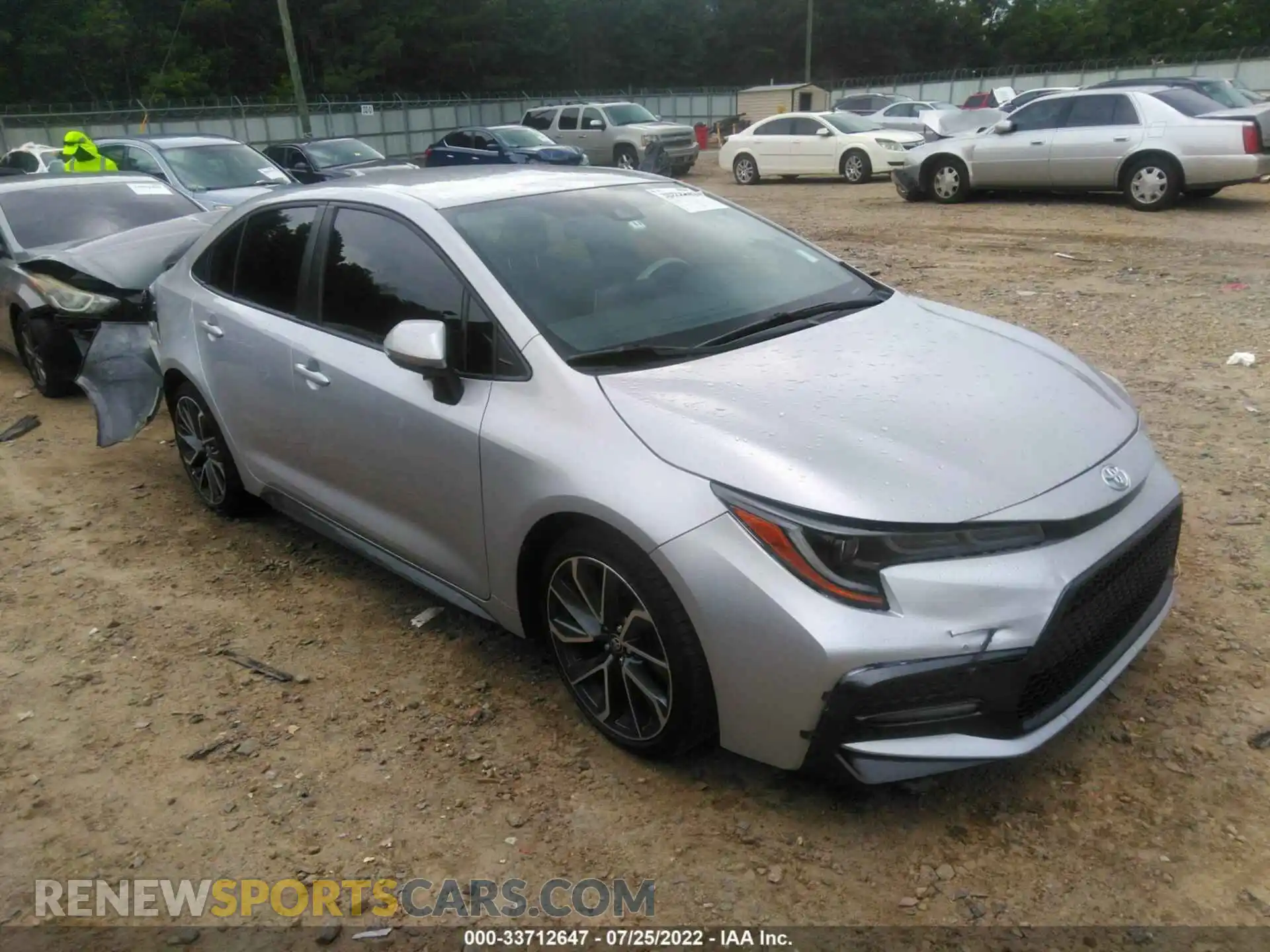 1 Photograph of a damaged car JTDS4MCE4MJ061105 TOYOTA COROLLA 2021