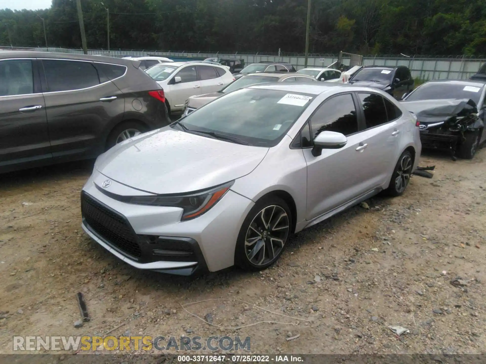2 Photograph of a damaged car JTDS4MCE4MJ061105 TOYOTA COROLLA 2021