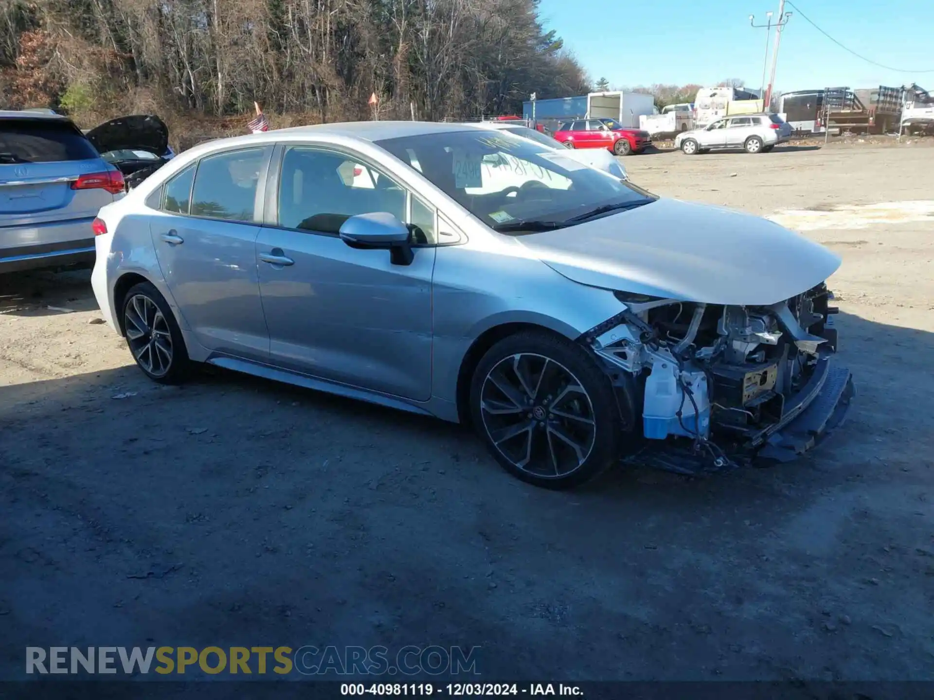 1 Photograph of a damaged car JTDS4MCE4MJ061850 TOYOTA COROLLA 2021