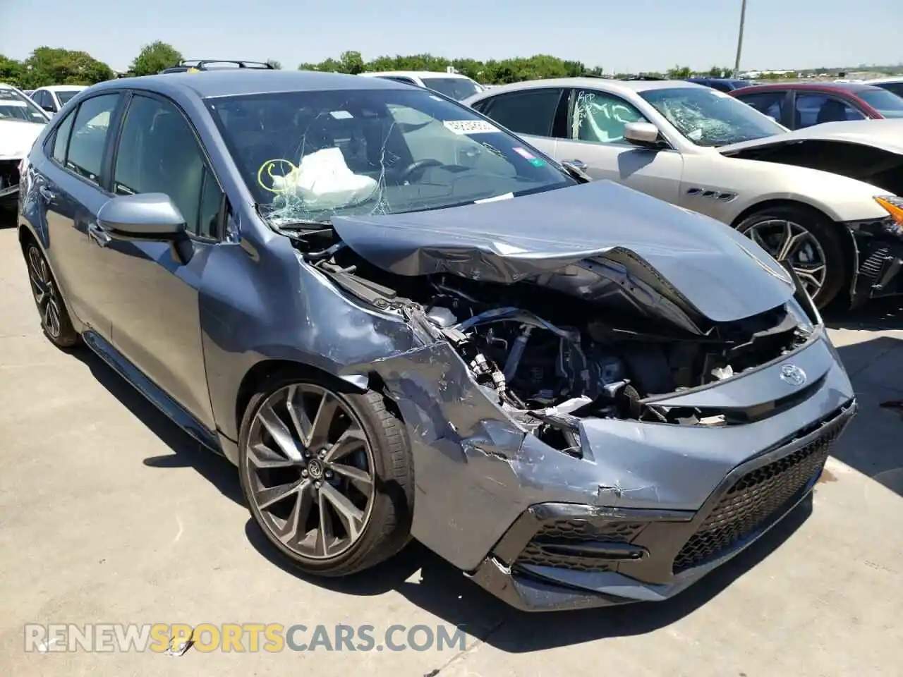 1 Photograph of a damaged car JTDS4MCE4MJ063758 TOYOTA COROLLA 2021