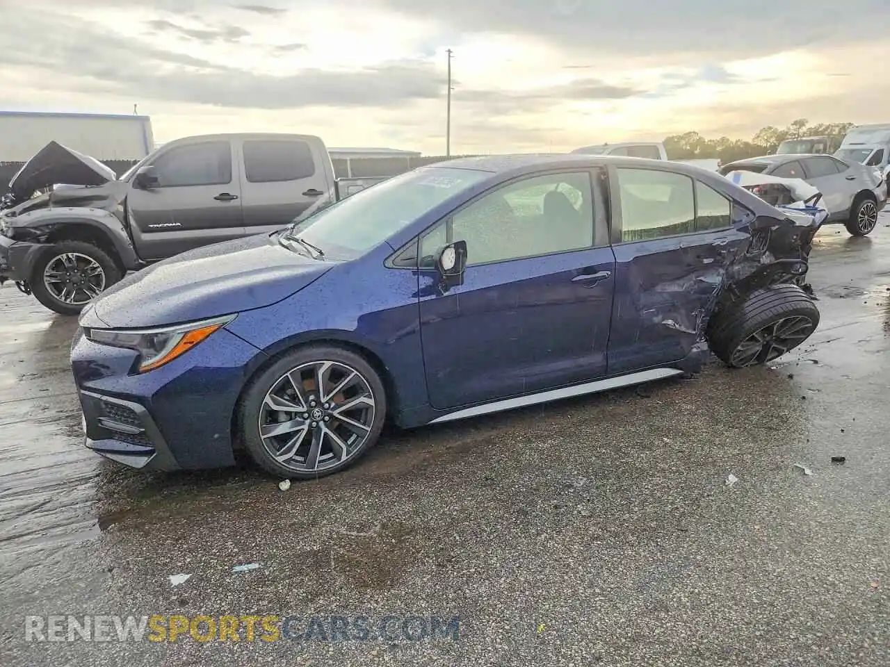 1 fotografías del automóvil dañado JTDS4MCE4MJ064487 TOYOTA COROLLA 2021