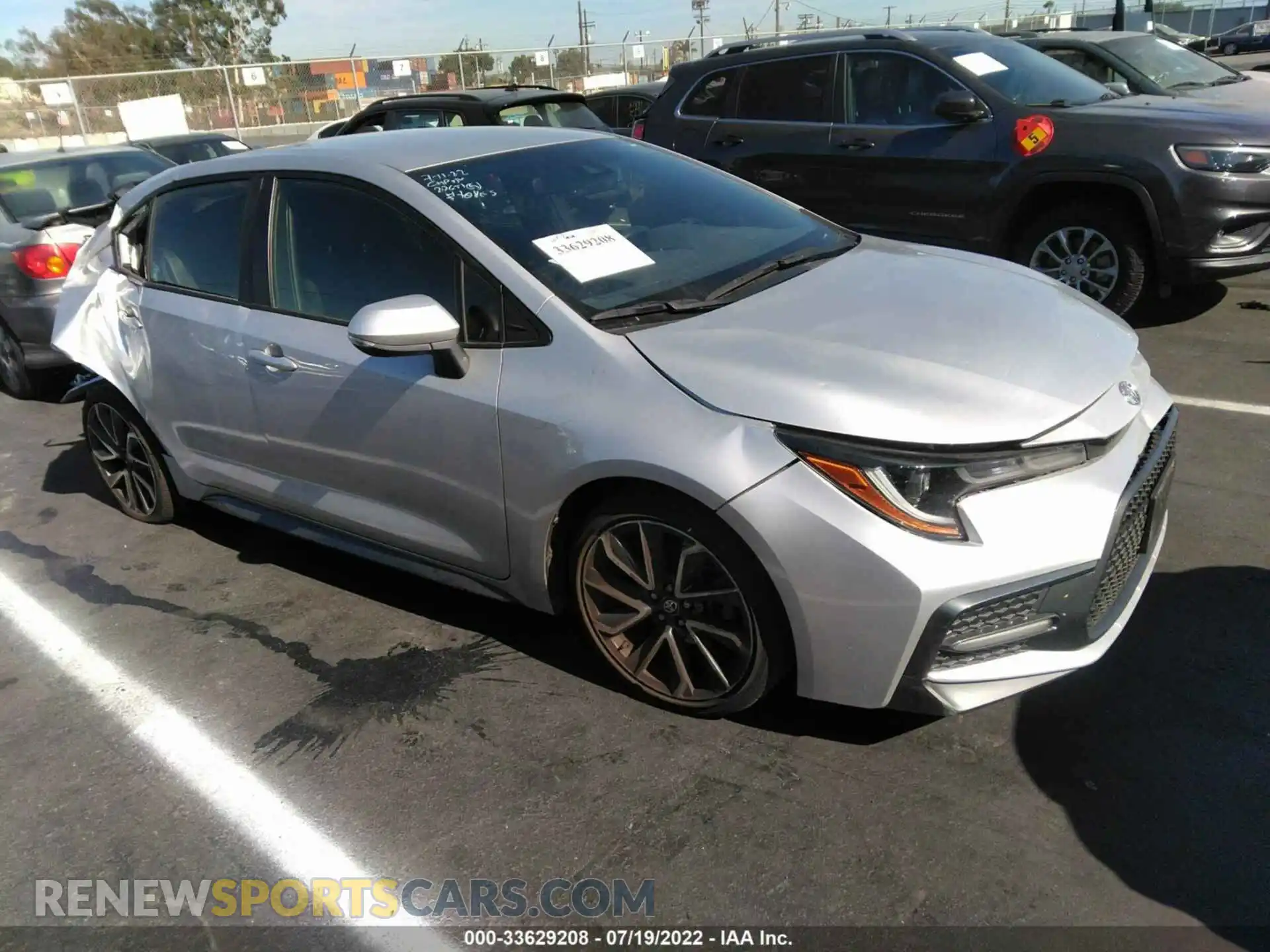1 fotografías del automóvil dañado JTDS4MCE4MJ068247 TOYOTA COROLLA 2021