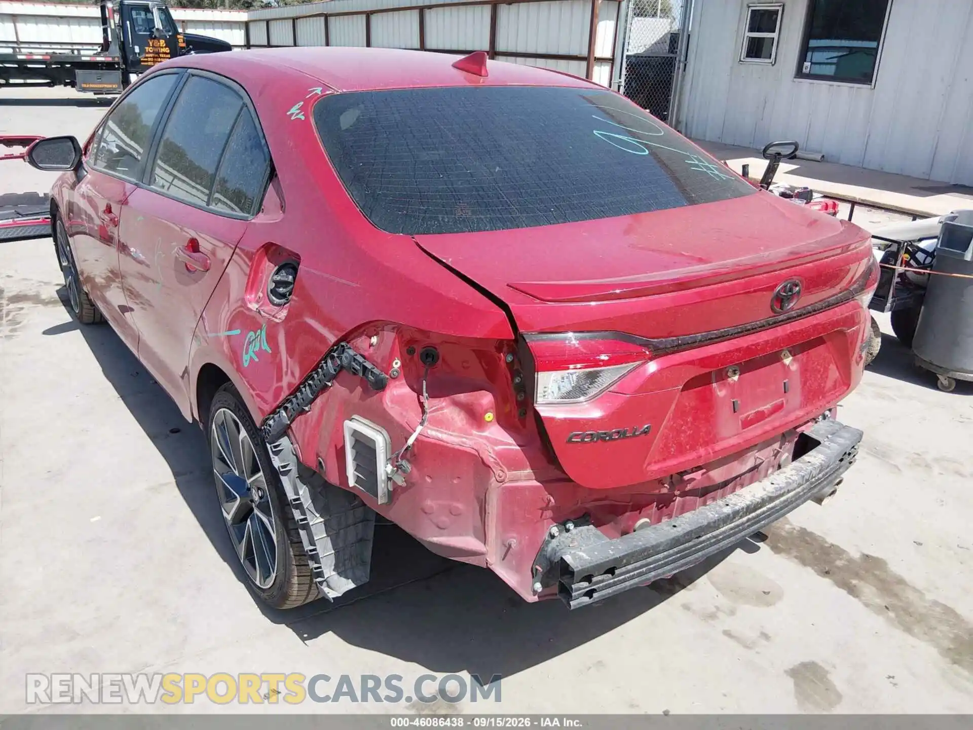 3 fotografías del automóvil dañado JTDS4MCE4MJ069110 TOYOTA COROLLA 2021