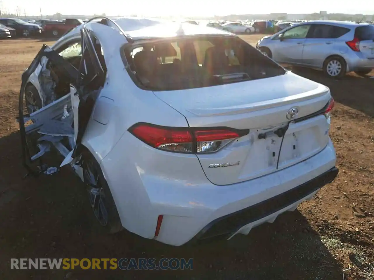 3 Photograph of a damaged car JTDS4MCE4MJ069592 TOYOTA COROLLA 2021