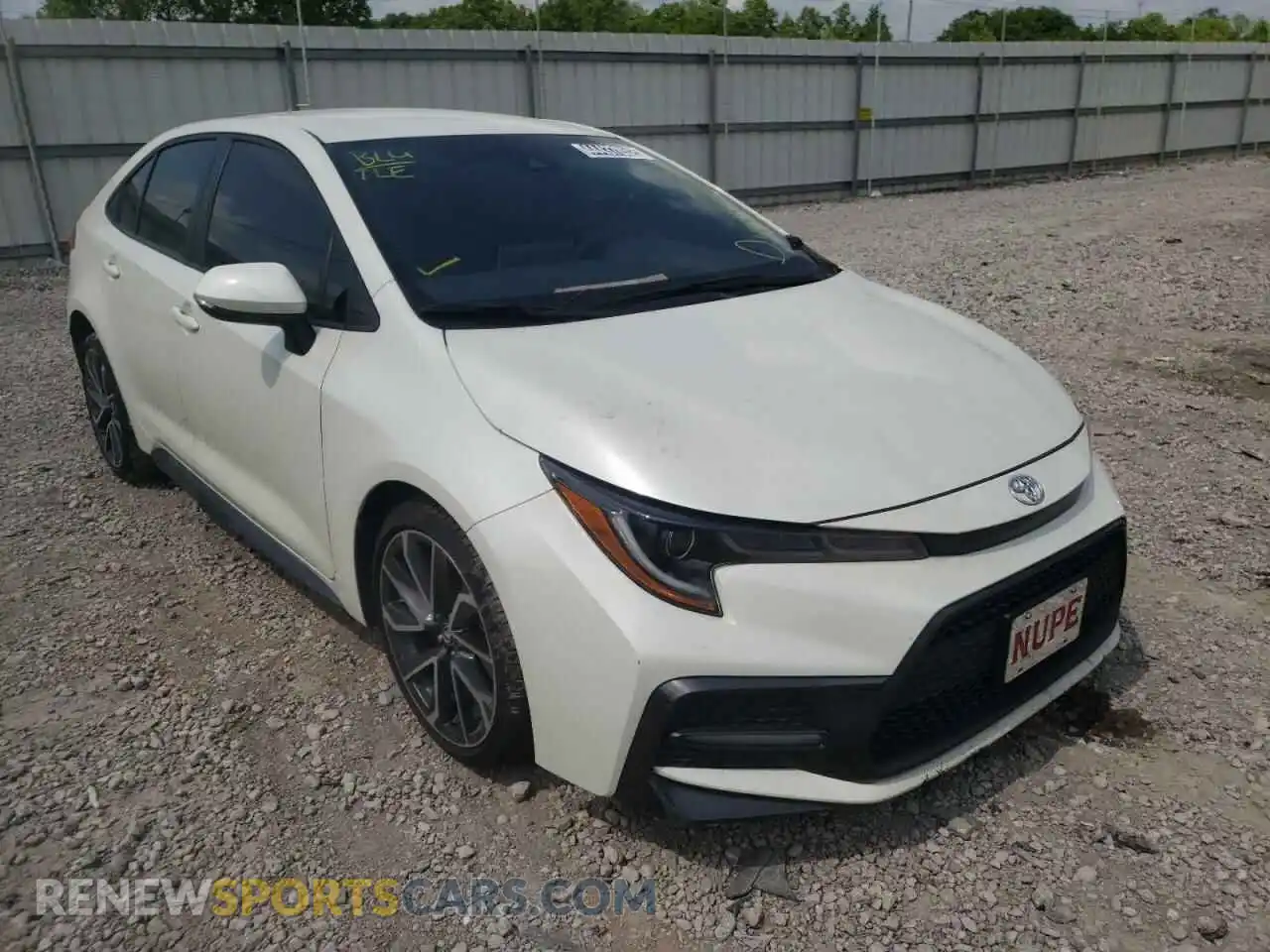 1 Photograph of a damaged car JTDS4MCE4MJ075831 TOYOTA COROLLA 2021