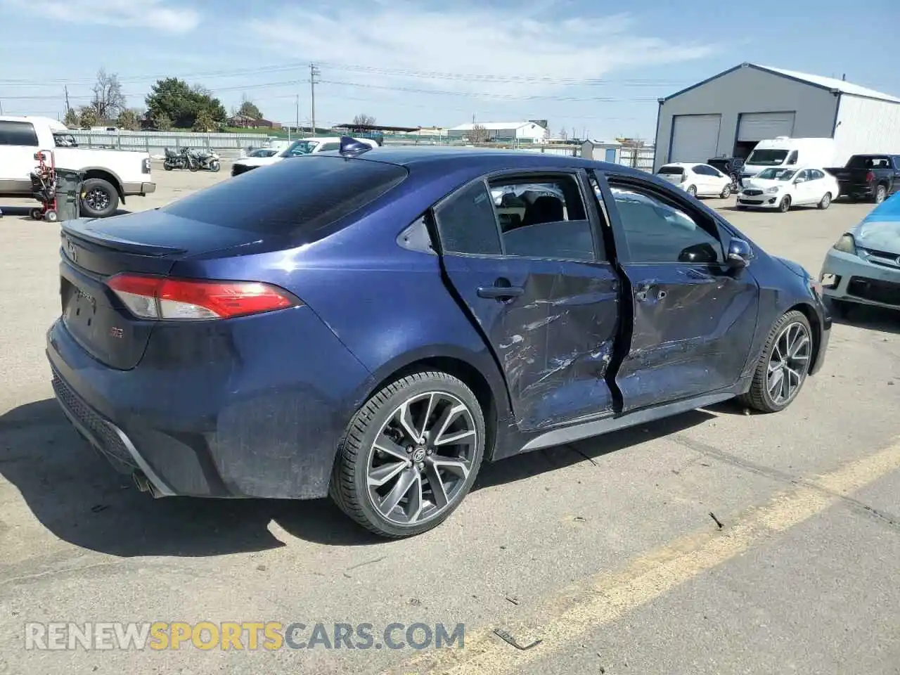 3 Photograph of a damaged car JTDS4MCE4MJ076588 TOYOTA COROLLA 2021