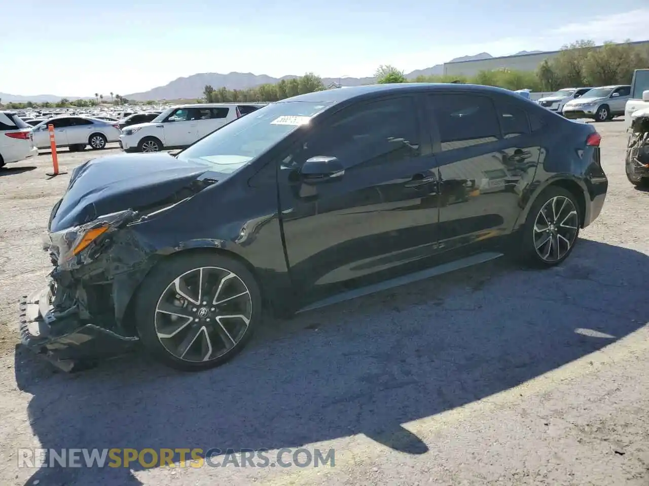 1 fotografías del automóvil dañado JTDS4MCE4MJ078888 TOYOTA COROLLA 2021
