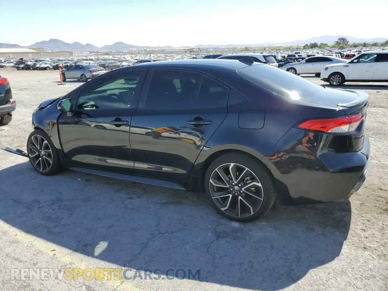 2 fotografías del automóvil dañado JTDS4MCE4MJ078888 TOYOTA COROLLA 2021