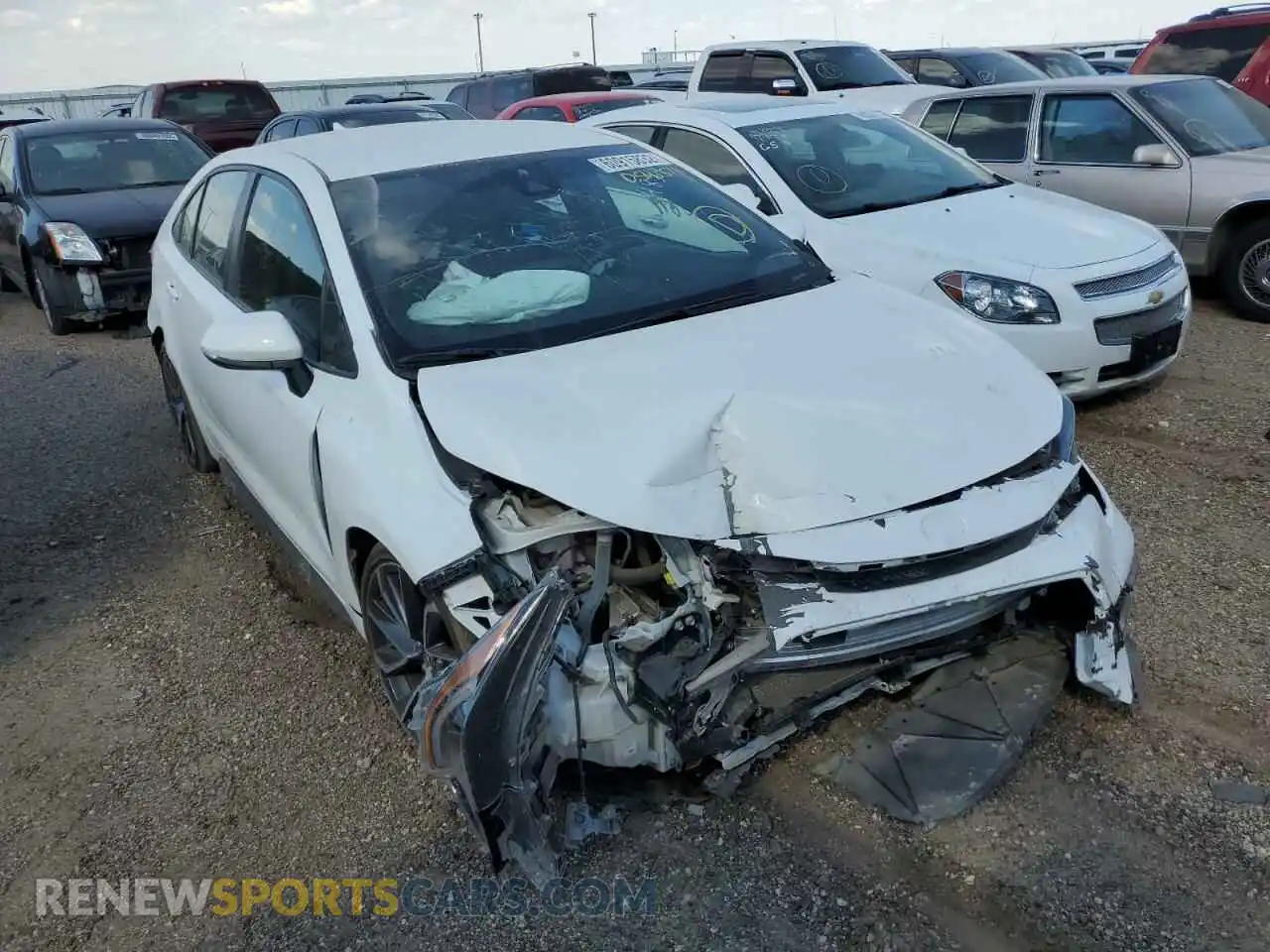 1 Фотография поврежденного автомобиля JTDS4MCE5MJ054857 TOYOTA COROLLA 2021
